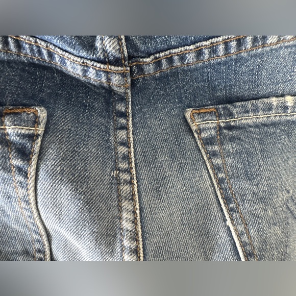 Mother Superior Scrapper Ankle Jeans Cowboys Don't Cry - Picture 15 of 16